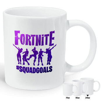 Fortnite #squadgoals, Κούπα Giga, κεραμική, 590ml