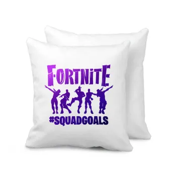 Fortnite #squadgoals, Μαξιλάρι καναπέ 40x40cm περιέχεται το  γέμισμα