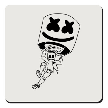 Fortnite Marshmello, Τετράγωνο μαγνητάκι ξύλινο 9x9cm