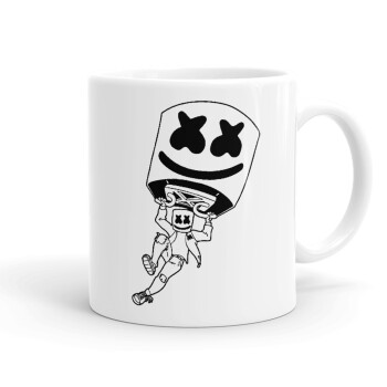Fortnite Marshmello, Ceramic coffee mug, 330ml (1pcs)