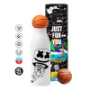 Bascetball Metal mug thermos, double wall, 550ml