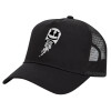Trucker Hat with Mesh, Black, (COTTON, KIDS, UNISEX, ONE SIZE)
