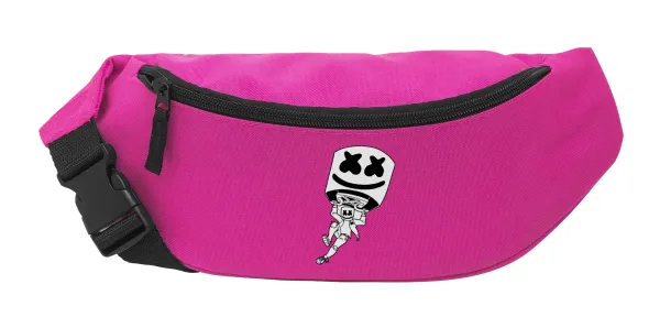 Fortnite Marshmello — Unisex waist bag (banana) in PINK color with 2 pockets