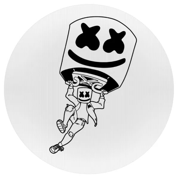Fortnite Marshmello — Mousepad Στρογγυλό 20cm