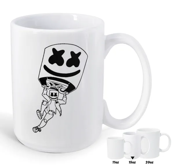Fortnite Marshmello — Mega mug, ceramic, 450ml