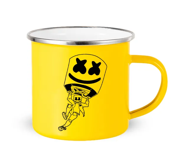 Fortnite Marshmello — Yellow Enamel Metallic Cup 360ml