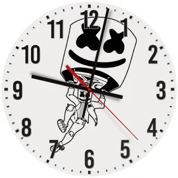 Fortnite Marshmello, Ρολόι τοίχου ξύλινο (30cm)