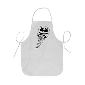 Fortnite Marshmello, Ποδιά Σεφ ολόσωμη κοντή  Παιδική (44x62cm)