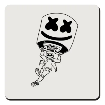 Fortnite Marshmello, Τετράγωνο μαγνητάκι ξύλινο 9x9cm