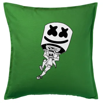 Fortnite Marshmello, Sofa cushion Green 50x50cm includes filling