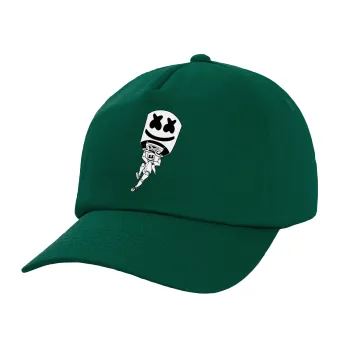 Fortnite Marshmello, Twill Καπέλο παιδικό Bottle Green (100% ΒΑΜΒΑΚΕΡΟ, ΠΑΙΔΙΚΟ, UNISEX)