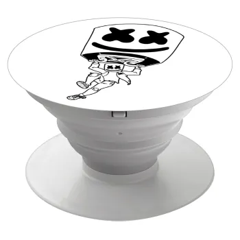 Fortnite Marshmello, Phone Holders Stand  Λευκό Βάση Στήριξης Κινητού στο Χέρι