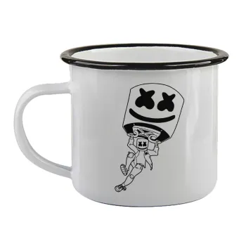 Fortnite Marshmello, Κούπα εμαγιέ με μαύρο χείλος 360ml