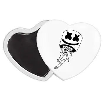 Fortnite Marshmello, Μαγνητάκι καρδιά (57x52mm)