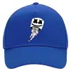 Ultimate Adult Hat BLUE, (100% COTTON DRILL, ADULT, UNISEX, ONE SIZE)