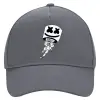 Ultimate Adult Hat Grey, (100% COTTON DRILL, ADULT, UNISEX, ONE SIZE)