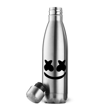 Marshmello, Μεταλλικό παγούρι θερμός Inox (Stainless steel), διπλού τοιχώματος, 500ml