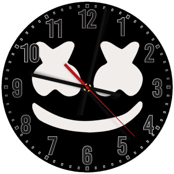 Marshmello, Ρολόι τοίχου ξύλινο (30cm)