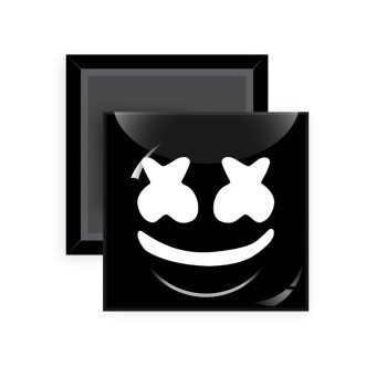 Marshmello, Μαγνητάκι ψυγείου τετράγωνο διάστασης 5x5cm