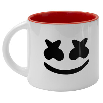 Marshmello, Κούπα κεραμική 400ml Λευκή/Κόκκινη