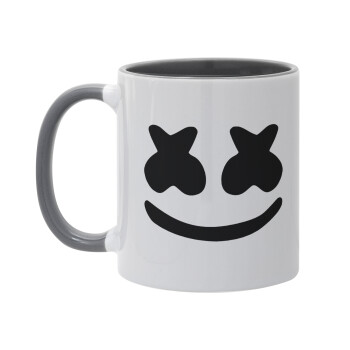 Marshmello, Κούπα χρωματιστή γκρι, κεραμική, 330ml