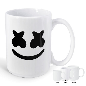 Marshmello, Κούπα Mega, κεραμική, 450ml