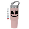 Pink color, 890ml (30oz) stainless Steel Tumbler with Handle
