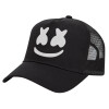 Trucker Hat with Mesh, Black, (COTTON, KIDS, UNISEX, ONE SIZE)