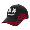 Adult Cap RACING Ultimate Black/Red, (100% COTTON DRILL, ADULT, UNISEX, ONE SIZE)