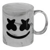 Mug ceramic marble style, 330ml