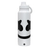 1L Stainless Steel Thermal Bottle with Phone Holder & Double Wall Insulation