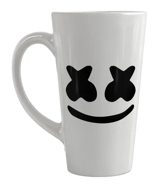 Marshmello — Large tapered latte mug, ceramic, 450ml