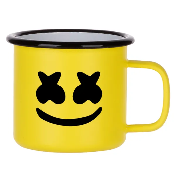 Marshmello — Κούπα Μεταλλική εμαγιέ ΜΑΤ Κίτρινη 360ml