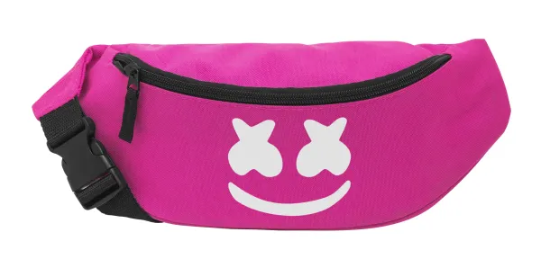 Marshmello — Unisex waist bag (banana) in PINK color with 2 pockets