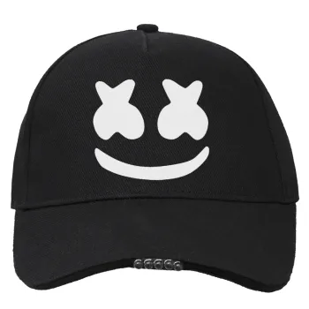 Marshmello, Work & Activity LED Light Cap – Perfect for Night & Low Light Conditions (100% COTTON, ADULT, UNISEX)