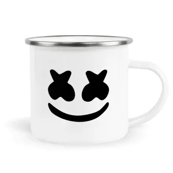 Marshmello, Κούπα Μεταλλική εμαγιέ λευκη 360ml
