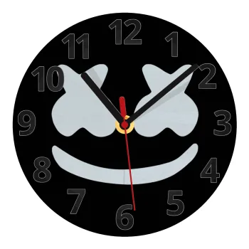 Marshmello, Ρολόι τοίχου γυάλινο (20cm)