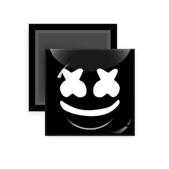 Marshmello, Μαγνητάκι ψυγείου τετράγωνο διάστασης 5x5cm