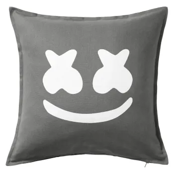 Marshmello, Sofa cushion Grey 50x50cm includes filling