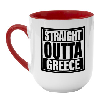 Straight Outta greece, Κούπα κεραμική tapered 260ml