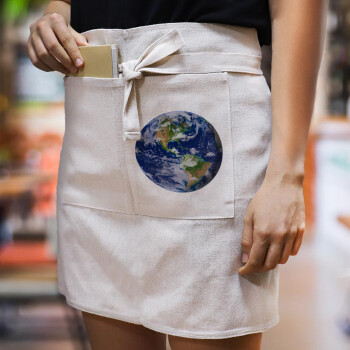 Planet Earth, Ποδιά Μέσης με διπλή τσέπη Barista/Bartender, Beige