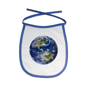 Planet Earth, Σαλιάρα μωρού αλέκιαστη με κορδόνι Μπλε