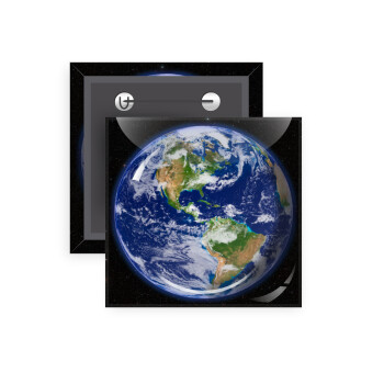 Planet Earth, Κονκάρδα παραμάνα τετράγωνη 5x5cm