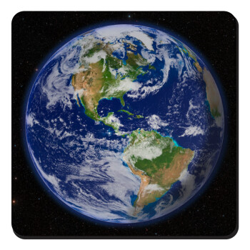 Planet Earth, Τετράγωνο μαγνητάκι ξύλινο 9x9cm