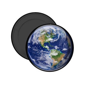 Planet Earth, Μαγνητάκι ψυγείου στρογγυλό διάστασης 5cm
