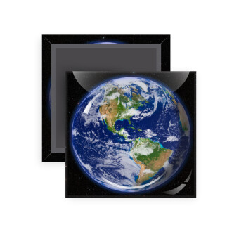 Planet Earth, Μαγνητάκι ψυγείου τετράγωνο διάστασης 5x5cm