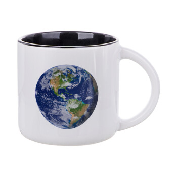 Planet Earth, Κούπα κεραμική 400ml Λευκή/Μαύρη