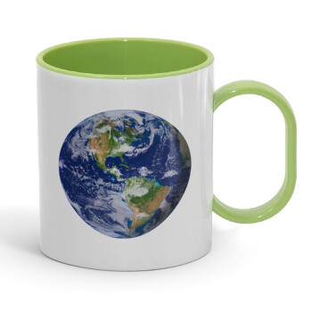 Planet Earth, Κούπα (πλαστική) (BPA-FREE) Polymer Πράσινη για παιδιά, 330ml