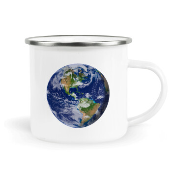 Planet Earth, Κούπα Μεταλλική εμαγιέ λευκη 360ml