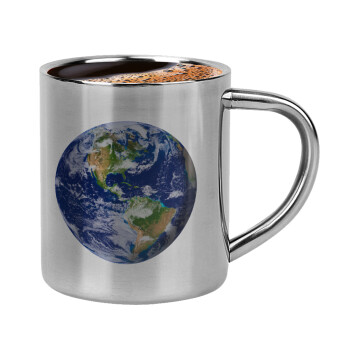 Planet Earth, Κουπάκι μεταλλικό διπλού τοιχώματος για espresso (220ml)